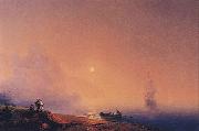 Ivan Aivazovsky Crimean Tartars on the Sea Shore Spain oil painting artist